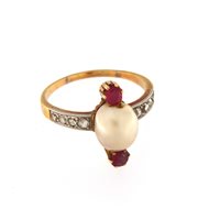 Anillo Goldside Mujer in Oro amarillo Rubino AN.GS0025 - AN.GS0025
